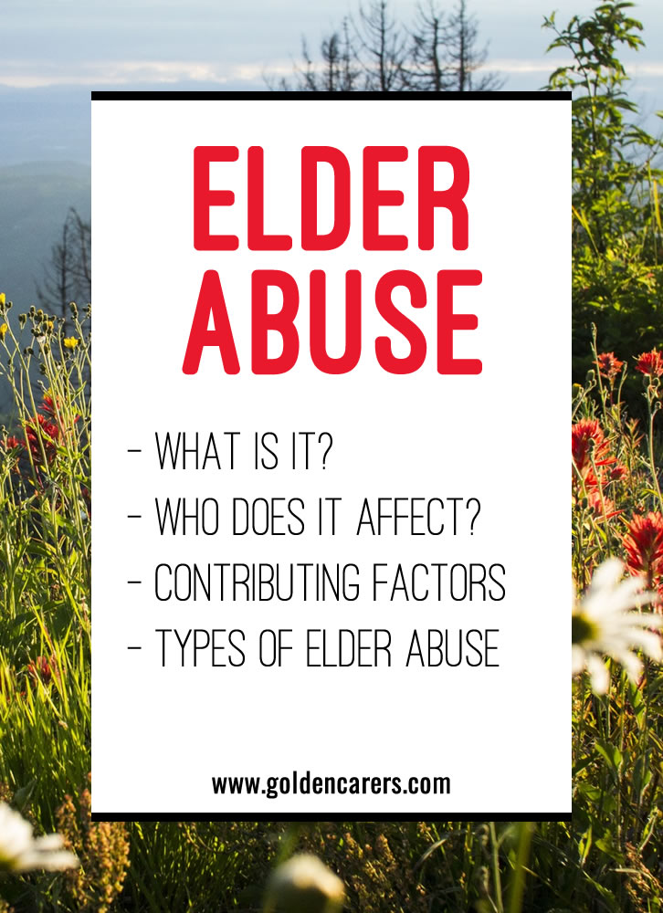 What is Elder Abuse?