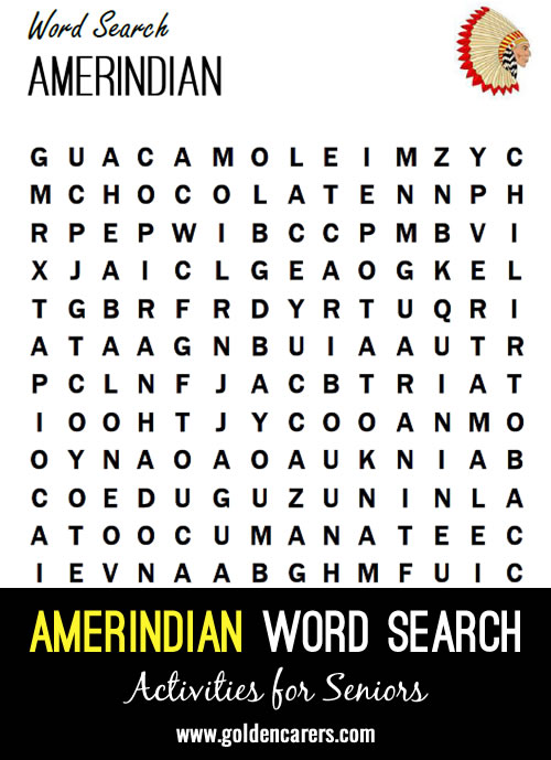 Amerindian Word Search