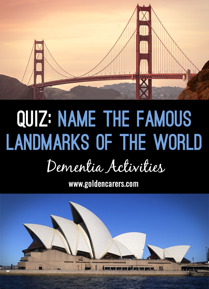 Matching Activity - Famous Landmarks of the World