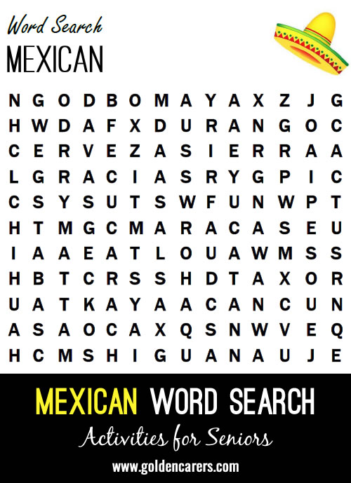 Mexican Word Search 2