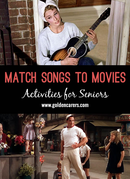 Match the Songs with The Movies