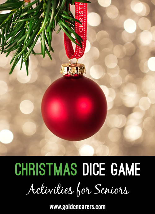 Christmas Bulb Dice Game