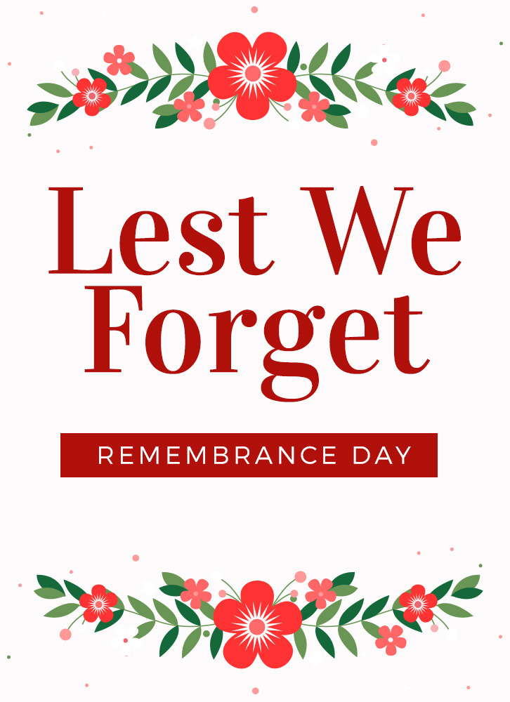 Remembrance Day Poster #1