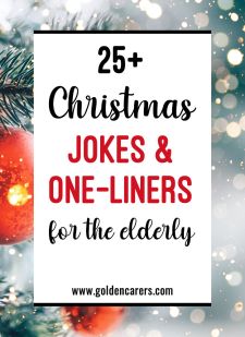 Christmas Jokes & One-Liners for the Elderly