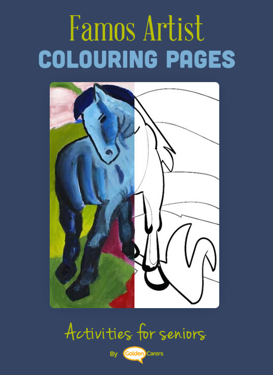 Artist Impression - Franz Marc - Blue Horse