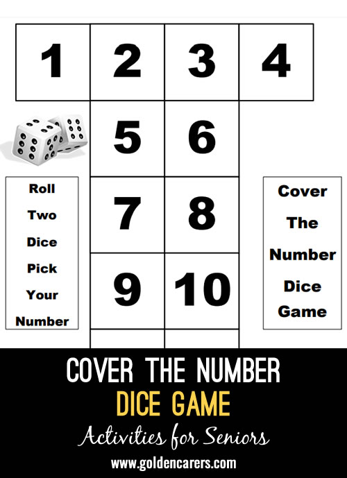 Cover the Number - Dice Game