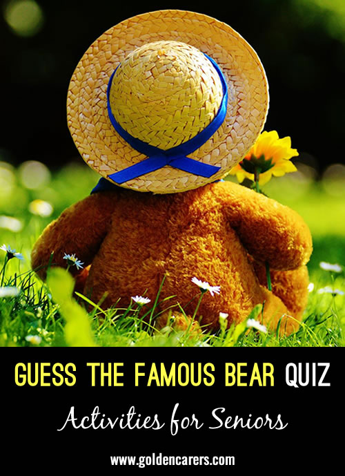 Guess the Famous Bear Quiz