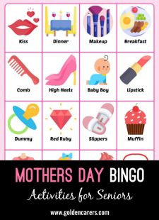 Mothers Day Bingo