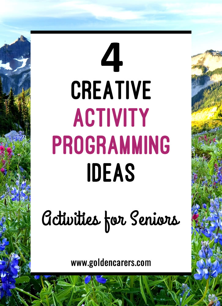 4 Creative Activity Programming Ideas Residents will Love