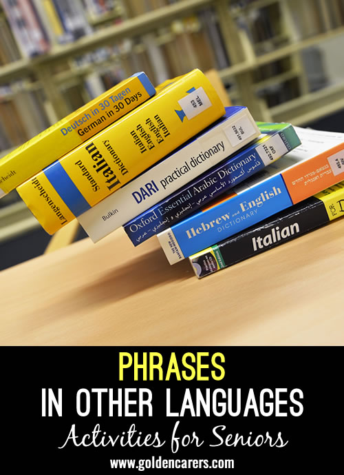 Phrases in other Languages