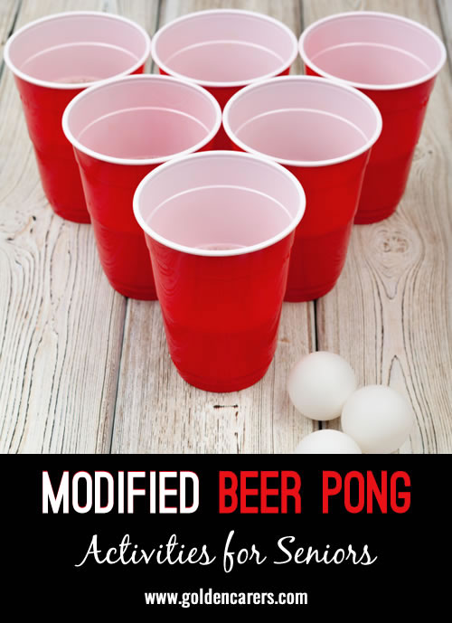 Modified Beer Pong