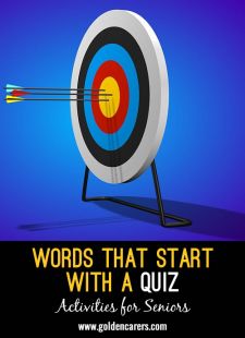 Words starting with A Quiz #2