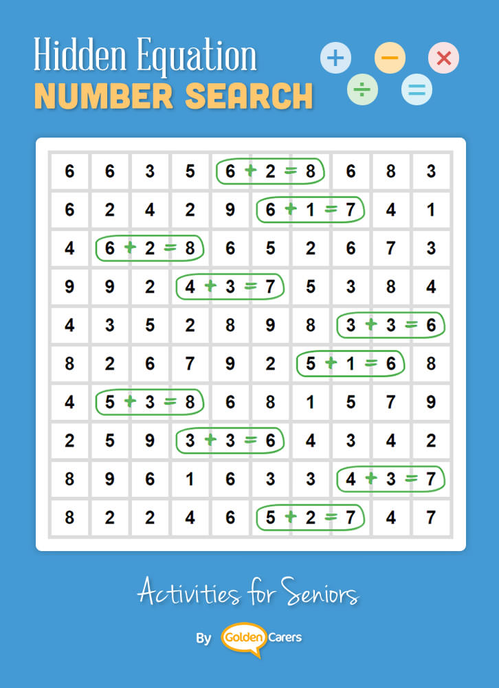 Hidden Equations Number Search #1