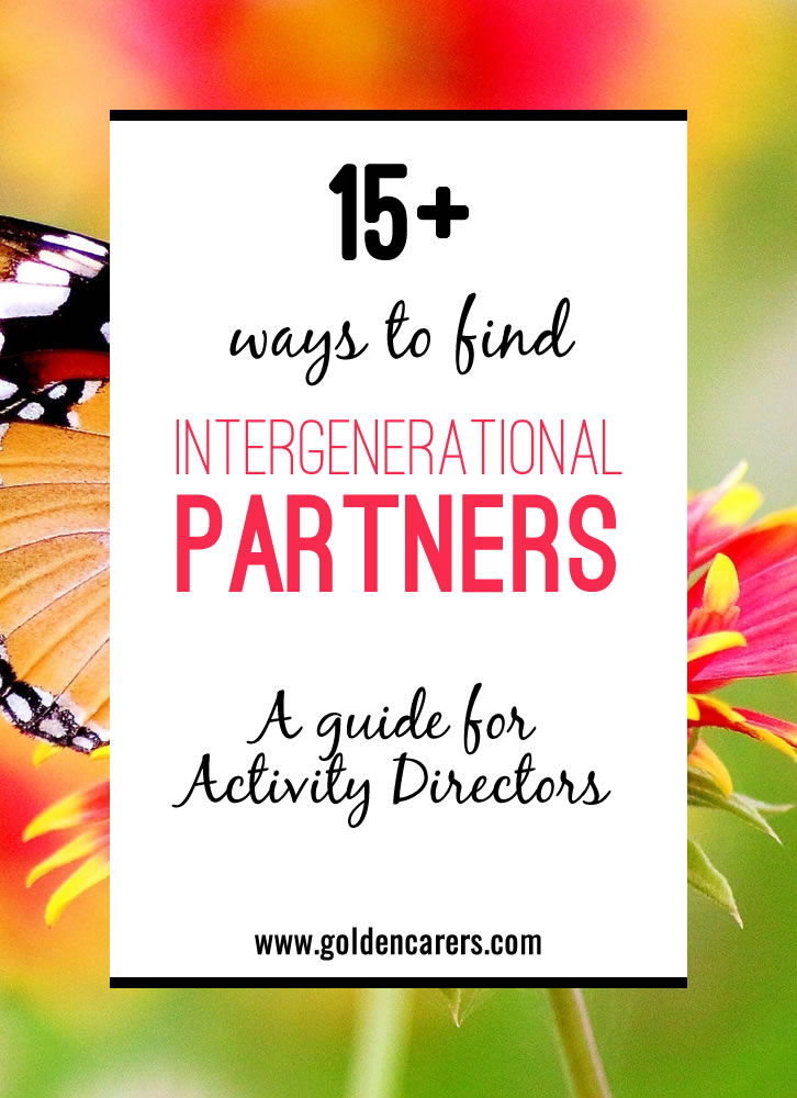 15+ Ways to Find Intergenerational Partners