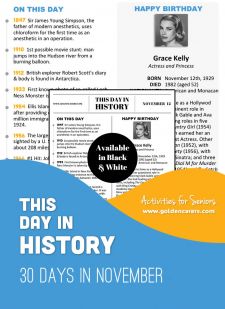 This Day in History for Seniors: November