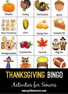 Thanksgiving Bingo