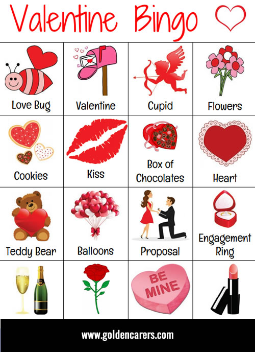 Valentine Bingo