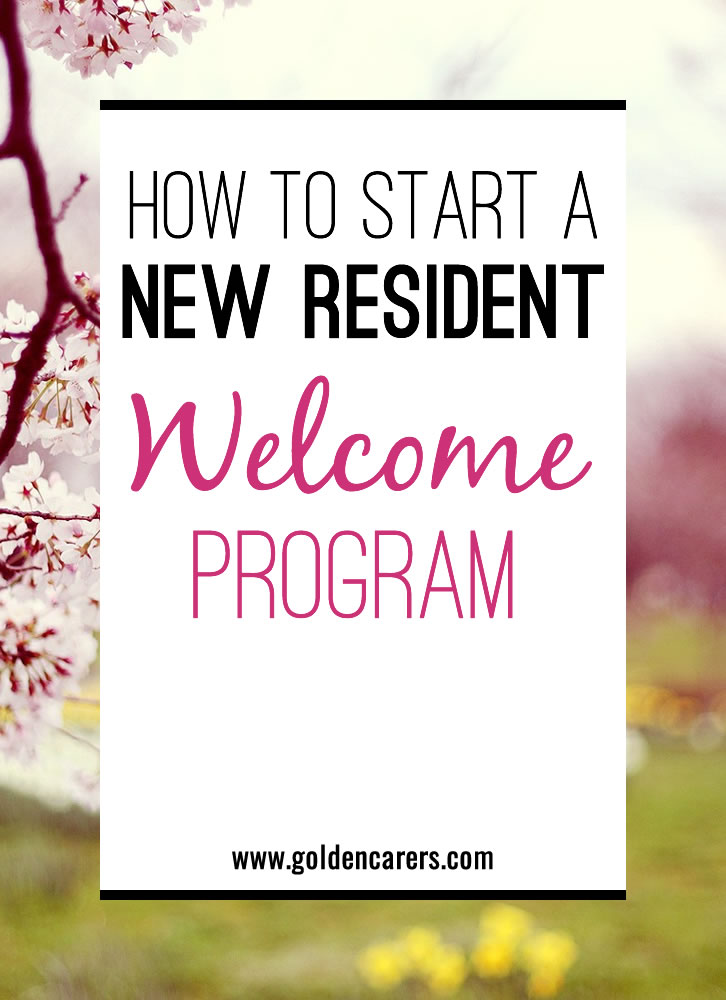 How to Start a New Resident Welcome Program