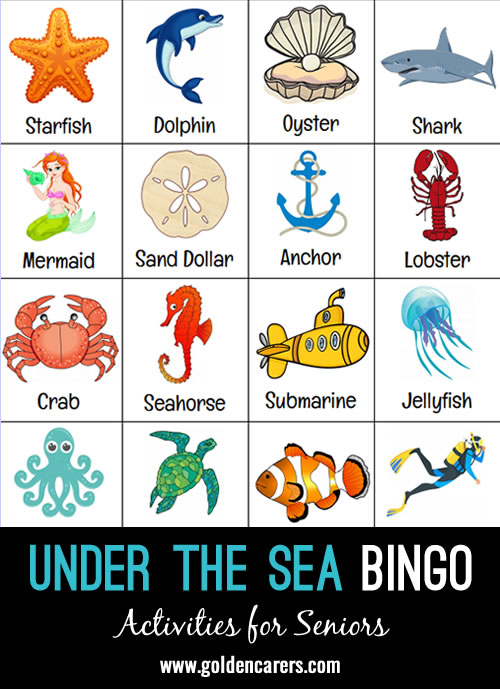 Under the Sea Bingo