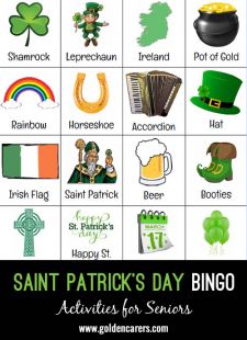 Saint Patrick's Day Bingo