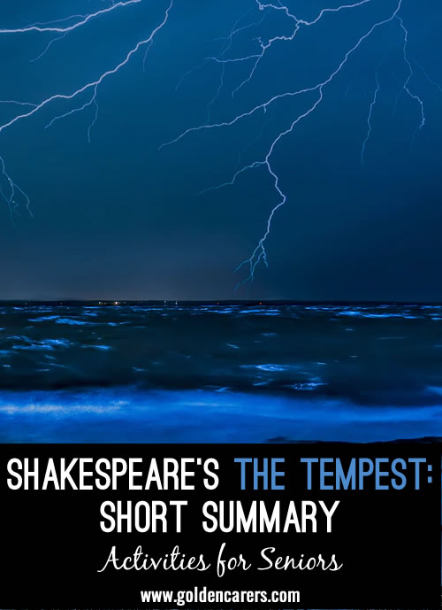 Shakespeare: The Tempest - Short Summary