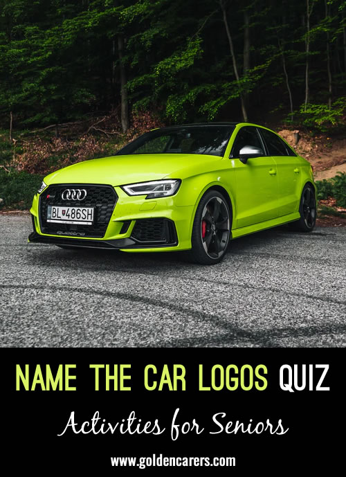 Name the Car Logos Visual Quiz