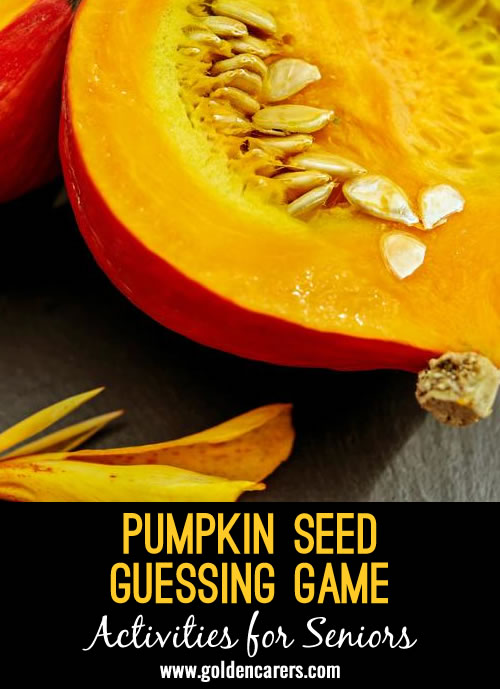 Pumpking Seed Guessing Game