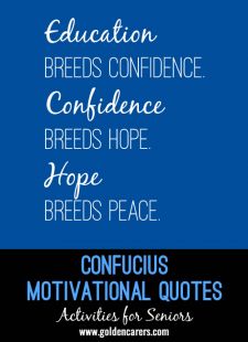 Confucius Motivational Quotes II