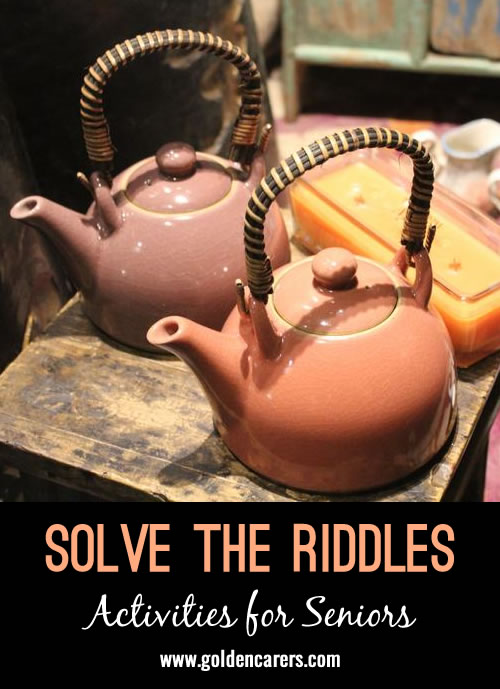 Solve the Riddles #3