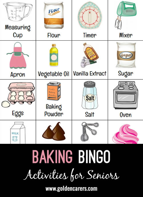 Baking Bingo