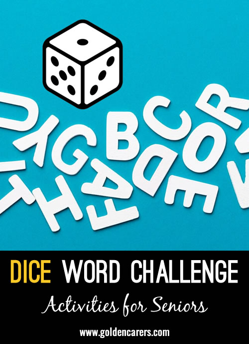 Dice Word Challenge