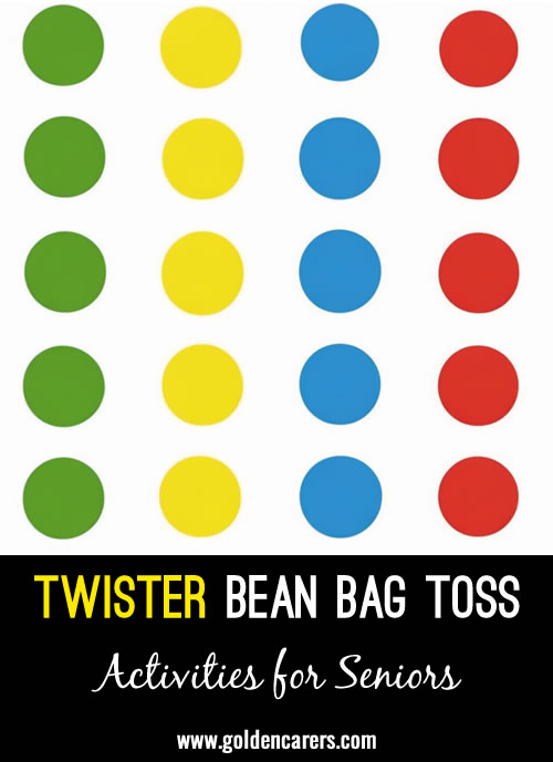 Twister Bean Bag Toss