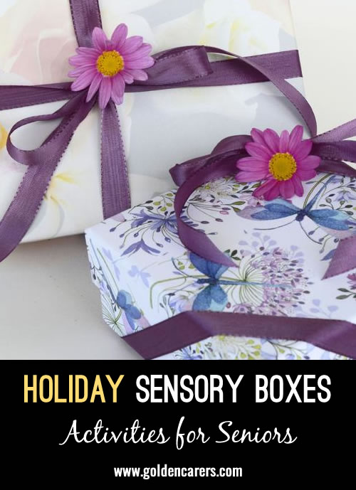 Holiday Sensory Box Inspiration