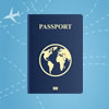 Passport Template for Armchair Travel