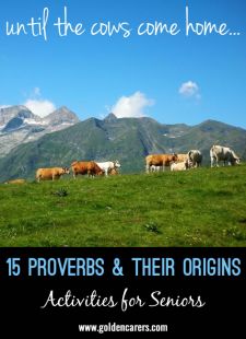 15 Popular Proverbs & Their Origins