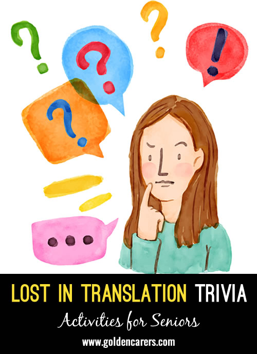 Lost in Translation Trivia