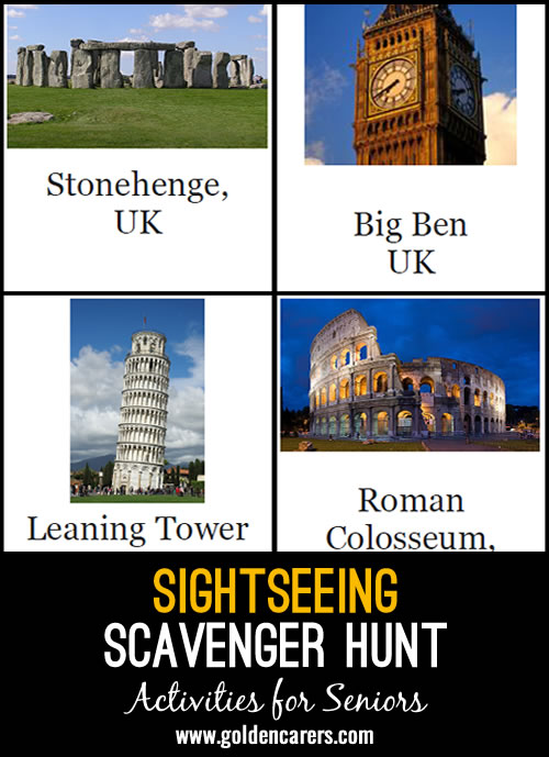 Sightseeing Scavenger Hunt