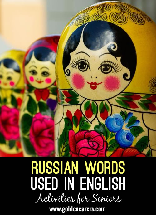 Russian Words Used in English