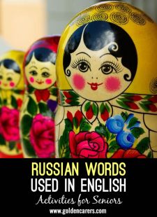 Russian Words Used in English