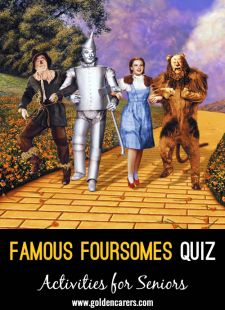 Famous Foursomes Quiz