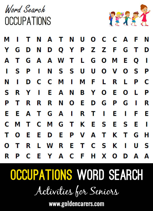 Word Search OCCUPATIONS