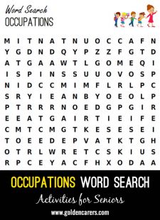 Word Search OCCUPATIONS