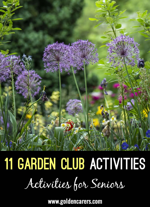 11 Garden Club Activities