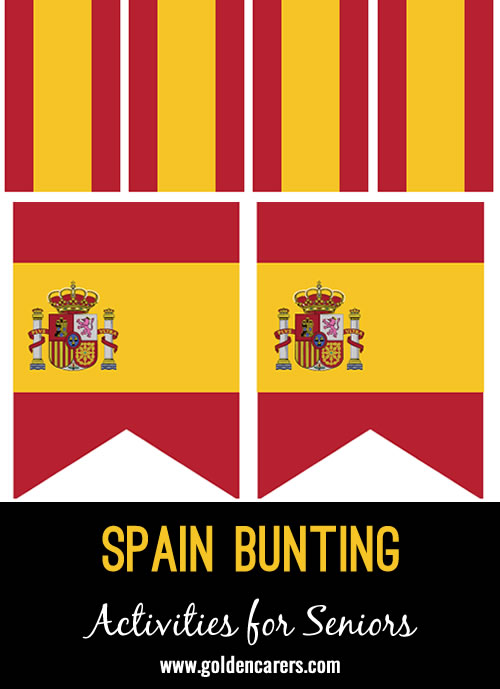 Spain Bunting Templates