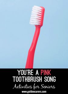 You're a Pink Toothbrush Song