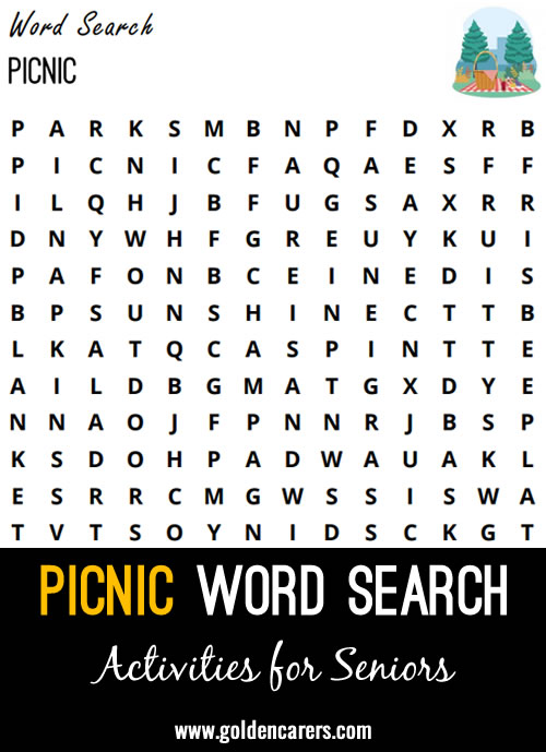 Picnic Word Finder