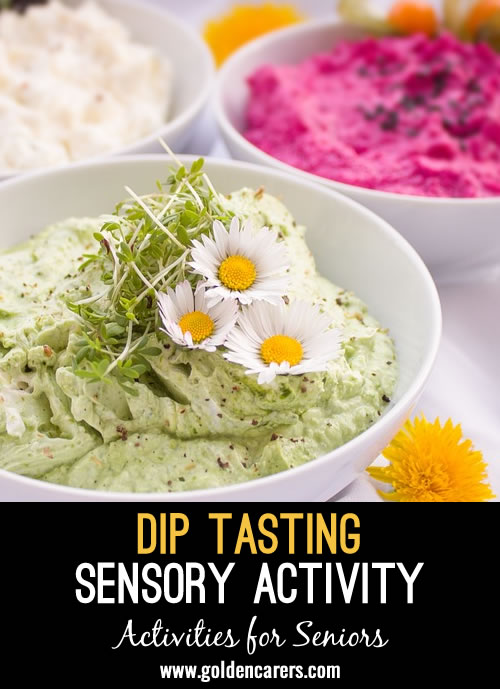 Dip Tasting Sensory Activity