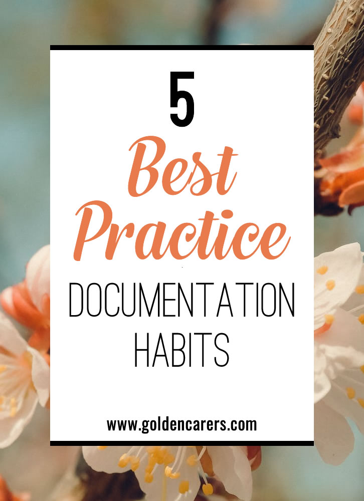 5 Best Practice Documentation Habits