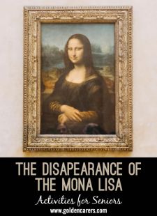 Short Story: The Disappearance of the Mona Lisa