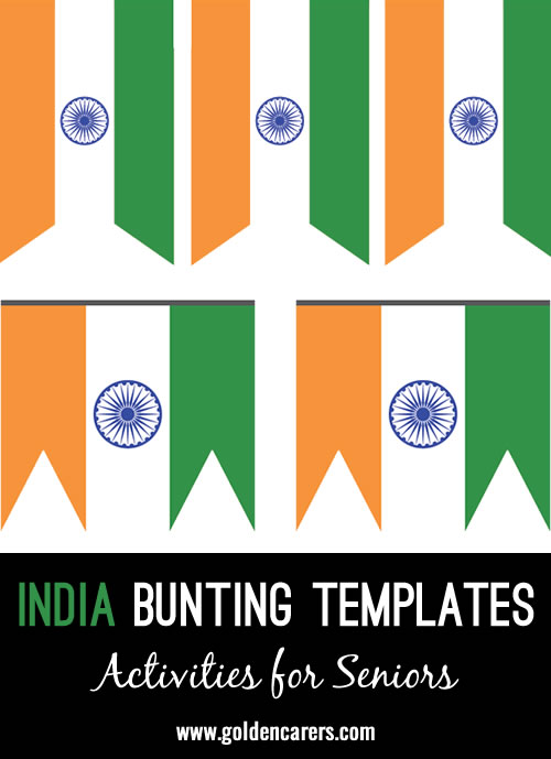 India Bunting Templates